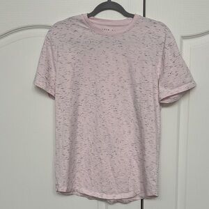 Rustic souls Heathered Light Pink Short Sleeve Crew Tee